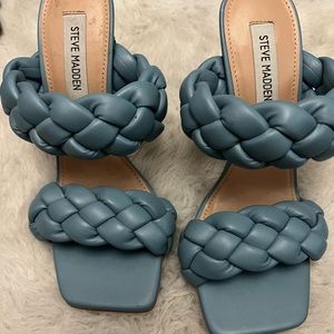 Steve Madden - Kenley Womens Square Toe Dress Sandals